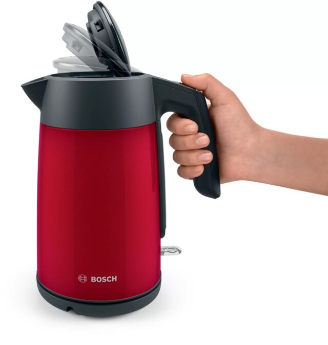 Electric kettle Bosch TWK 7L464  2400 W  1.7 l Red - imagine 5