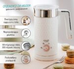 Adler AD 4494 milk frother/warmer Automatic Metallic  White - imagine 8