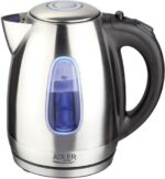 Adler AD 1223 electric kettle 1.7 L Black Stainless steel 2200 W