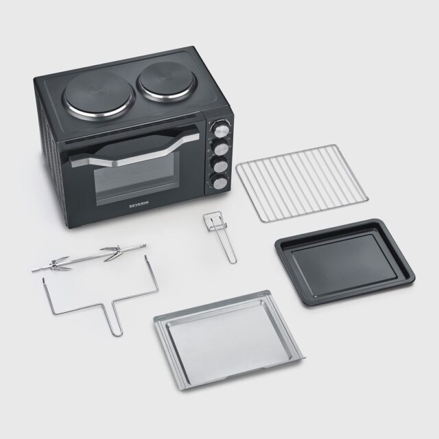 Severin TO 2074 toaster oven 30 L 2500 W Black Grill - imagine 3