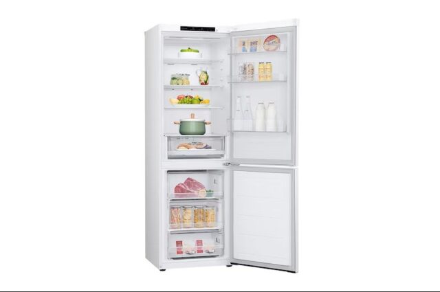 LG NatureFRESH GBV21L0ESW Fridge Freezer - White - E Rated - imagine 2