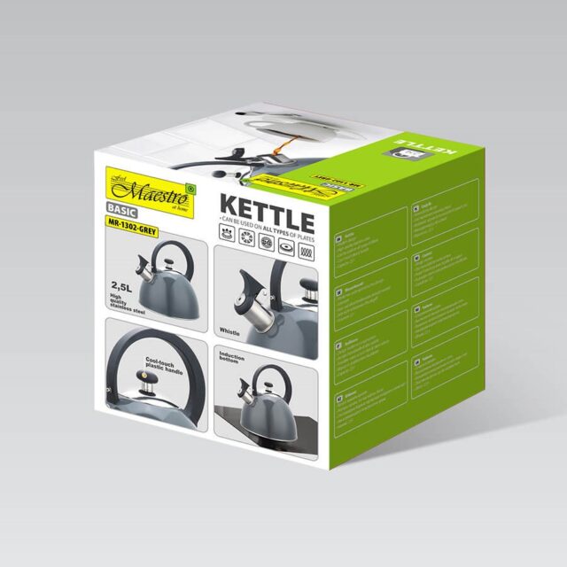Maestro MR-1302-GREY kettle 2.5 L Grey - imagine 6