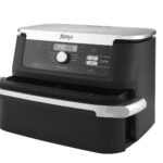 Ninja AF500EU fryer Double 10.4 L Stand-alone 2470 W Hot air fryer Black  Stainless steel