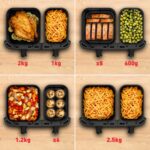 Tefal Easy Fry Dual XXL EY942HE0 fryer Double 11 L Stand-alone 2020 W Hot air fryer Grey - imagine 4