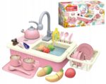 EXTRALINK TOYS ZLEWOZMYWAK Z KUCHENKĄ Z OBIEGIEM WODY ZABAWKA - imagine 2