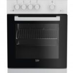 Beko FSG52020FW cooker Freestanding cooker Gas Black  White