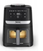 Tefal Easy Fry Silence EY5568E0 fryer Single 5 L Stand-alone Hot air fryer Black  Stainless steel - imagine 4