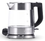 Severin WK 3468 electric kettle 1 L 2200 W Black  Stainless steel  Transparent - imagine 7