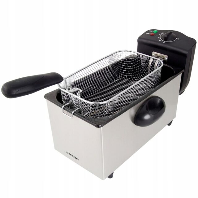 Esperanza FALAFEL Single 3 L Stand-alone 2200 W Deep fryer Black  White - imagine 6