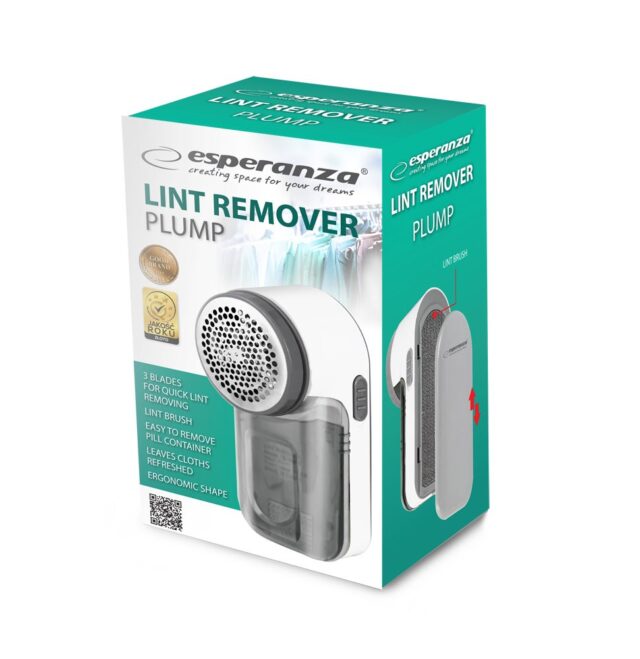 Esperanza ECS009 Clothes Shaver White - imagine 2