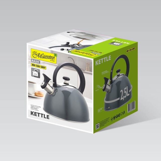 Maestro MR-1302-GREY kettle 2.5 L Grey - imagine 5