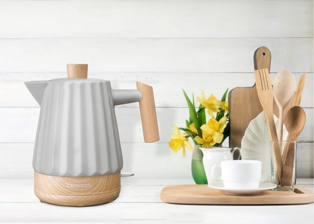 Concept RK0091 Ceramic electric kettle 1.5 l Light grey - imagine 7