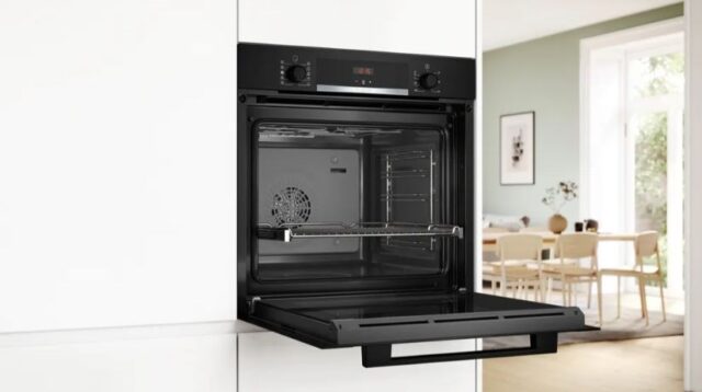 Bosch Serie 4 HQA334EB3 oven 71 L 3400 W Black - imagine 4