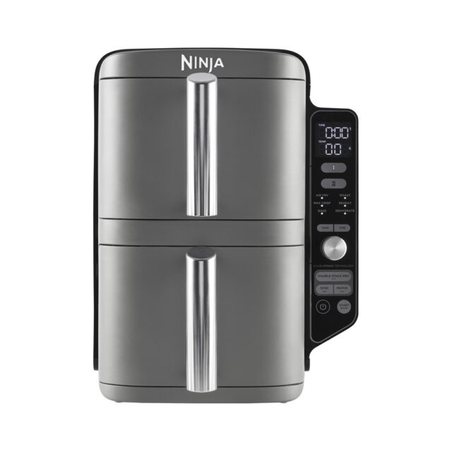 Ninja SL400EU fryer Double 9.5 L 2470 W Hot air fryer Black  Grey - imagine 9