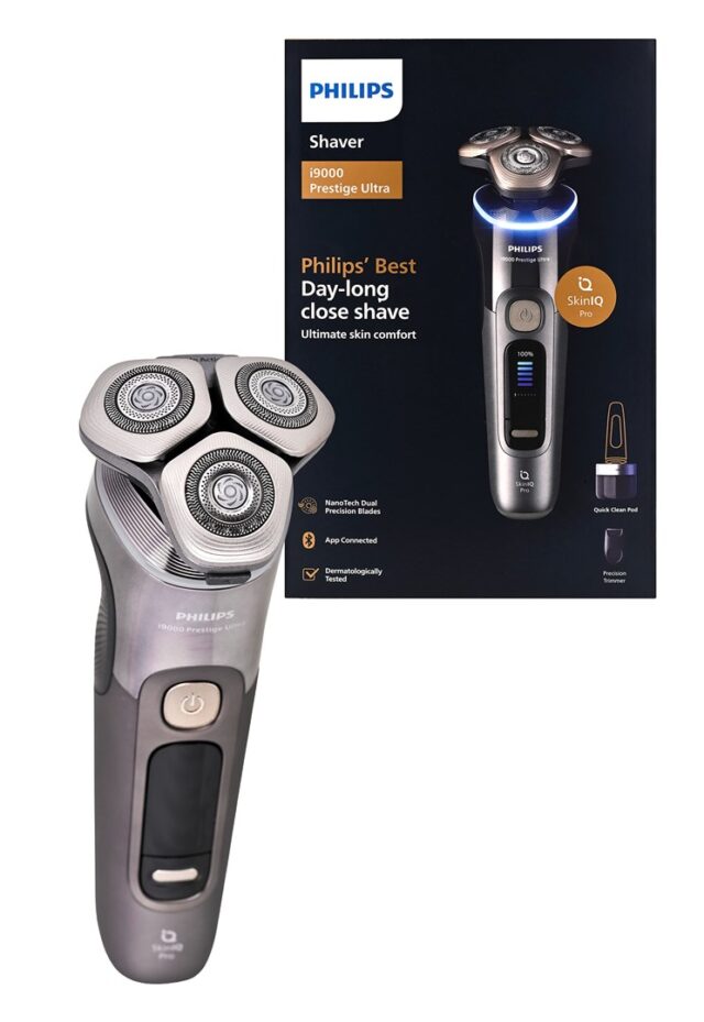 Philips i9000 Prestige Ultra XP9402/31 Wet and Dry Electric Shaver with SkinIQ Pro - imagine 2