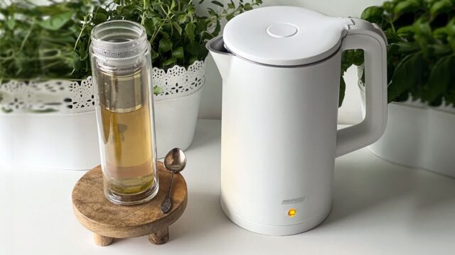 MPM Cordless kettle MCZ-105  white  1.7 l - imagine 4