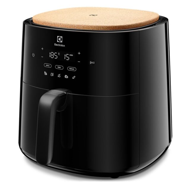 Electrolux EAF7B Single 6.8 L Stand-alone 1800 W Hot air fryer Black - imagine 2