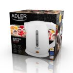 Adler AD 1272 electric kettle 1 L 1600 W Hazelnut  White - imagine 7