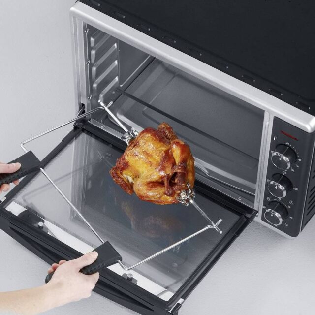 Severin TO 2058 oven 42 L 1800 W Black  Silver - imagine 4