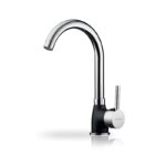 Pyramis Bello Duo Kitchen mixer 090927138 Granite  silver/black dotted - imagine 2