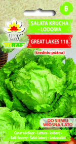 Toraf Nasiona warzyw | Sałata Krucha Lodowa Great Lakes 118 | Opakowanie 2g - imagine 2