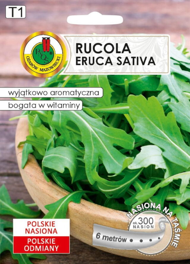 PNOS Nasiona na taśmie | Rucola Eruca Sativa | Taśma 6m - imagine 2