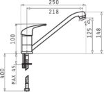 PYRAMIS ASALIA kitchen mixer 090921301 grey concrete - imagine 3