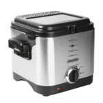 Mesko Home MS 4910 fryer Single 1.5 L Stand-alone 900 W Deep fryer Black  Satin steel - imagine 3