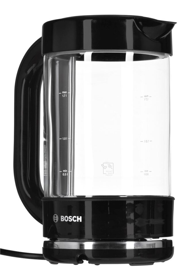 Bosch TWK70B03 electric kettle 1.7 L 2400 W Black  Transparent - imagine 3