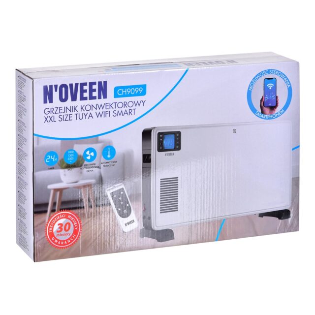 Convector Heater Noveen CH9099 XXL SIZE Tuya WiFi Smart 2300 Watt - imagine 4
