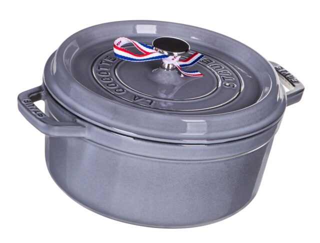 STAUB Cast iron round pot 40500-246-0 3.8l graphite - imagine 2
