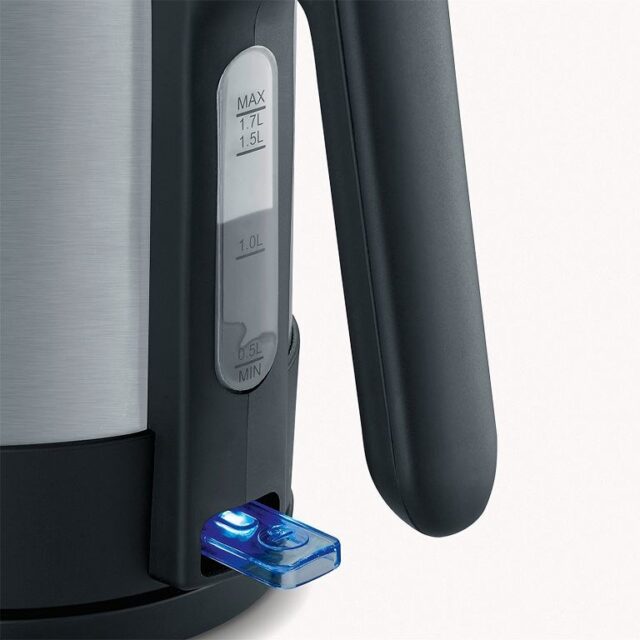 Severin WK 3409 electric kettle 1.7 L 2200 W Black  Stainless steel - imagine 9