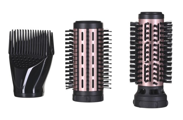 Remington AS8810 hair styling tool Hot air brush Steam Silver  Black  Gold 1000 W 3 m - imagine 4