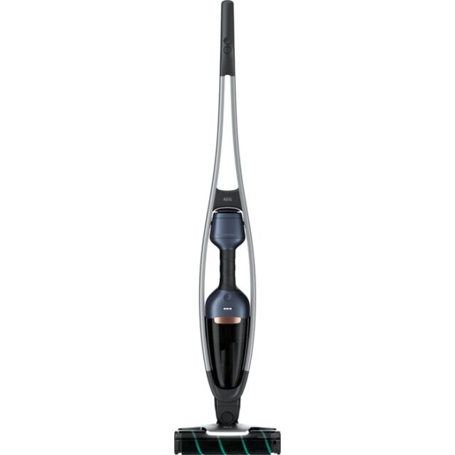 AEG QX9-1-P5IB Stick vacuum Battery Dry Bagless 0.35 L Black  Indigo  Silver - imagine 4
