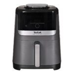 Tefal Easy Fry Silence EY551HE0 fryer Single 5 L Stand-alone Hot air fryer Black  Grey  Stainless steel - imagine 6
