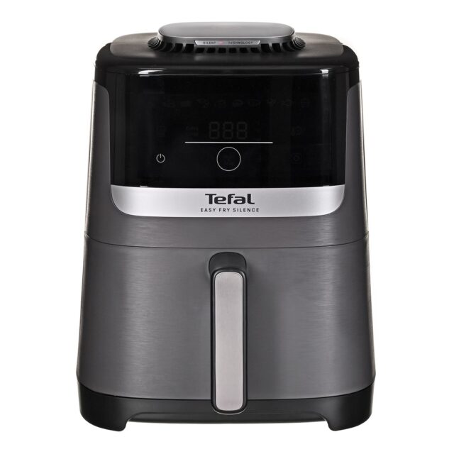 Tefal Easy Fry Silence EY551HE0 fryer Single 5 L Stand-alone Hot air fryer Black  Grey  Stainless steel - imagine 6
