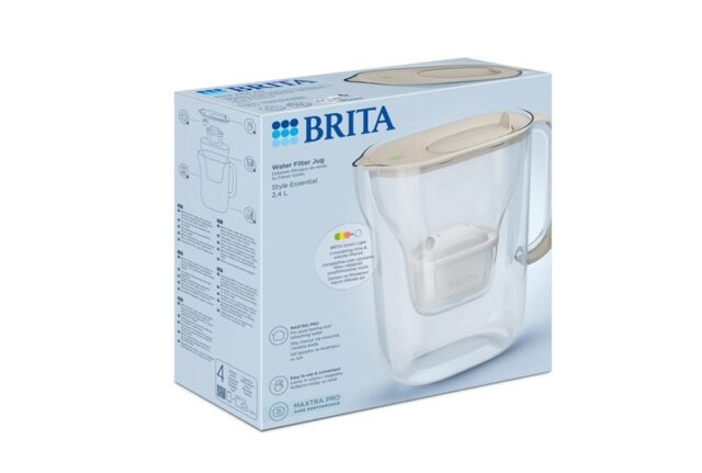 Brita Style Essential+1 Maxtra Pro PP filter jug (sand) - imagine 3
