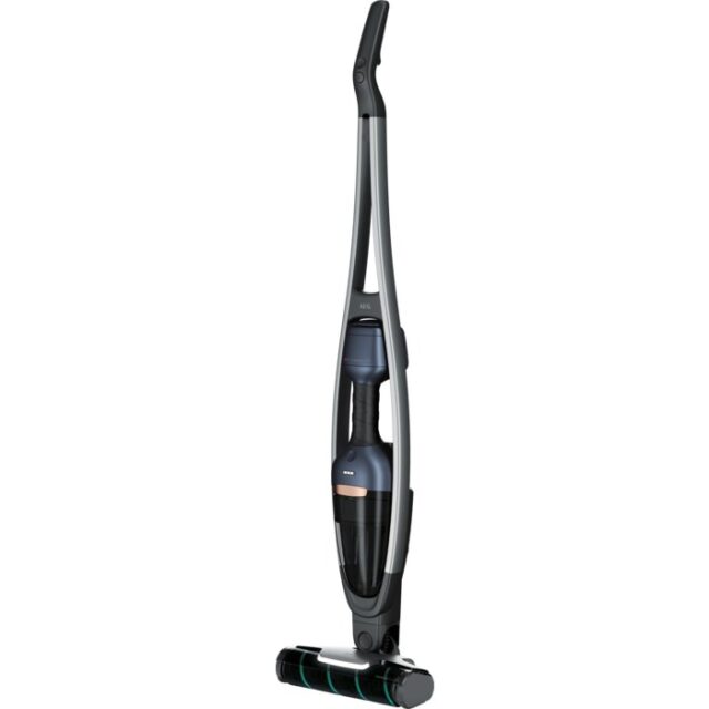 AEG QX9-1-P5IB Stick vacuum Battery Dry Bagless 0.35 L Black  Indigo  Silver - imagine 2