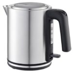 Severin WK 3489 electric kettle 1 L 2400 W Black  Silver