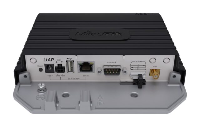 Mikrotik LtAP LTE6 kit | Access point | LTE 6, Wi-Fi 4, 1x RJ45 1000Mb/s, 3x Mini SIM, RS232, USB, 1x miniPCI-e - imagine 6