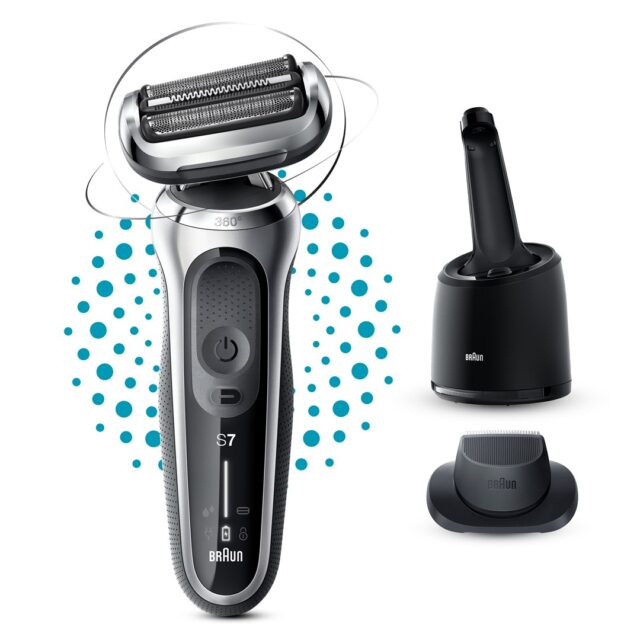 Braun Series 7 71-S7200c Foil shaver Trimmer Black  Silver - imagine 10