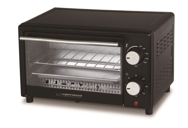 Esperanza EKO004 toaster oven 10 L 900 W Black Grill - imagine 3