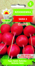 Toraf Nasiona warzyw | Rzodkiewka Saxa 3 | Opakowanie 10g - imagine 2