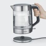Severin WK 3420 electric kettle 1.7 L 2200 W Black  Stainless steel  Transparent - imagine 3