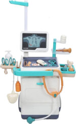 EXTRALINK TOYS INTERAKTYWNY ZESTAW LEKARZA WÓZEK MEDYCZNY DUŻY ZABAWKA - imagine 3