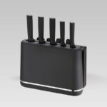 Maestro MR-1412-BLACK Knife set with block + Cutting board set Black - imagine 3