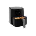 Philips Essential HD9252/70 fryer Single 4.1 L Stand-alone 1400 W Hot air fryer Black  Silver - imagine 3