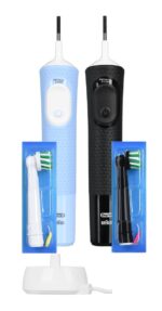 Oral-B Vitality Pro Duo Adult Rotating-oscillating toothbrush Black  Blue  White - imagine 10
