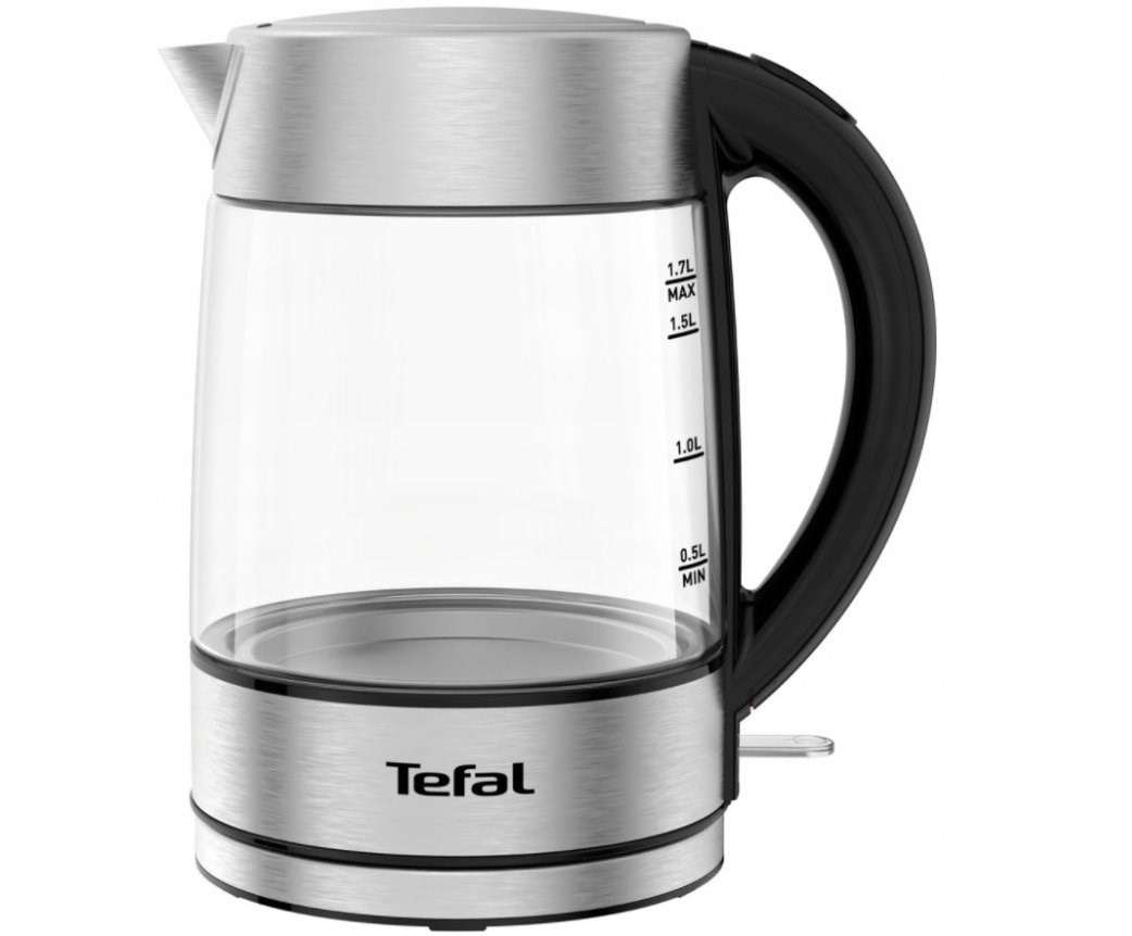cps-f20bba0e5ef4e2ef0ba65e7af89e648e-2026-02-28-14-10-59 Tefal KI772D electric kettle 1.7 L 2400 W Stainless steel Transparent - imagine 1