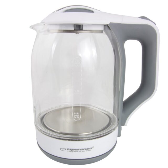 Esperanza EKK025W Electric kettle 1.7 L White  Multicolor 1500 W - imagine 2